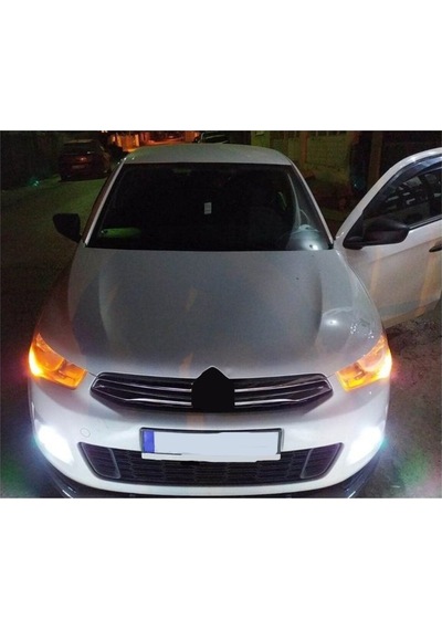 Citroen C Elyse Uyumlu Gündüz Farı Ampulü Turuncu Amber 1 Çift