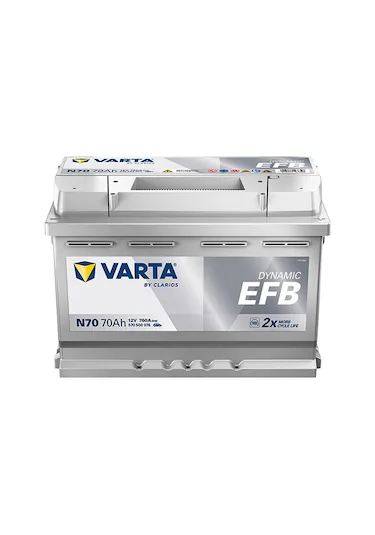 Varta N70 12v 70 Ah 760a Dynamic Sli Start-stop Efb Akü Üretim Tarihi:2025