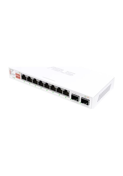 Asus 8 Bağlantı Noktalı 2.5g Ve 2 Bağlantı Noktalı 10g Sfp+ Yönetilmeyen Anahtar Qg-u1080