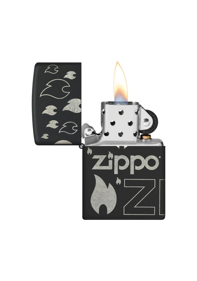 Zıppo Çakmak -48908 Zıppo Desıgn 7 Siyah