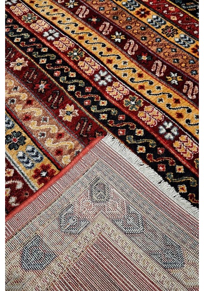 Afghan Antik Desenli Otantik Görünümlü Esoteric Vintage Kırmızı Halı Af02 Multi