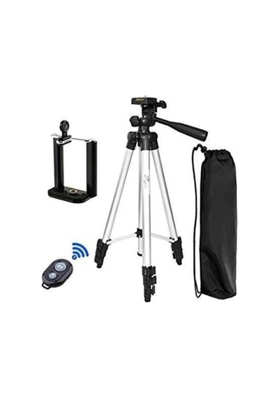 Teknosepetim Telefon Ve Fotoğraf Makinesi Uyumlu Uzaktan Kumandalı Tripod Dk 3888