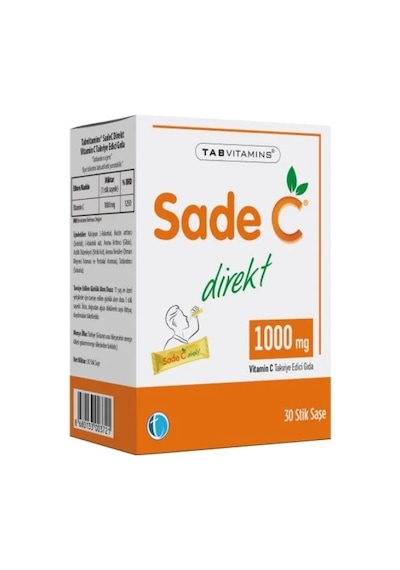 Tab Vitamins Sade C Direkt 30 Stick Saşe
