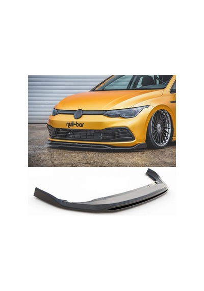 Volkswagen Golf 8 Ön Lip 2 Parça Siyah Plastik Ön Ek Karlık