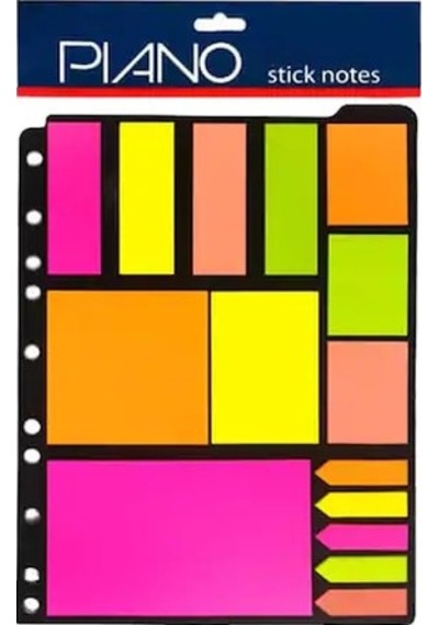 Piano Yapışkanlı Kağıt Post it