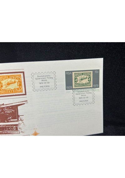 1979 South Africa Güney Afrika İlk Uçak Postası Air Mail Temalı İlk Gün Zarfı Fdc  Teşhir Ürün