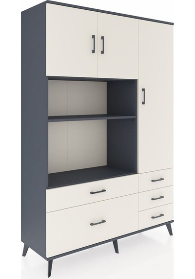 Hyperion Dolap 7 Raflı 5 Çekmeceli 3 Kapaklı 132x44x195 Antrasit-aytaşı/aytaşı Aytası/aytası Hyperion Dolap 7 Raflı 5 Çekmeceli 3 Kapaklı 132x44x195 Antrasit-aytaşı/aytaşı Aytası/aytası