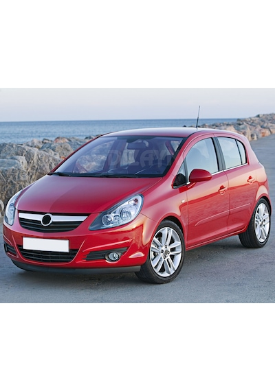 S-Dizayn Opel Corsa D Krom Cam Çıtası 6 Prç 2007-2014