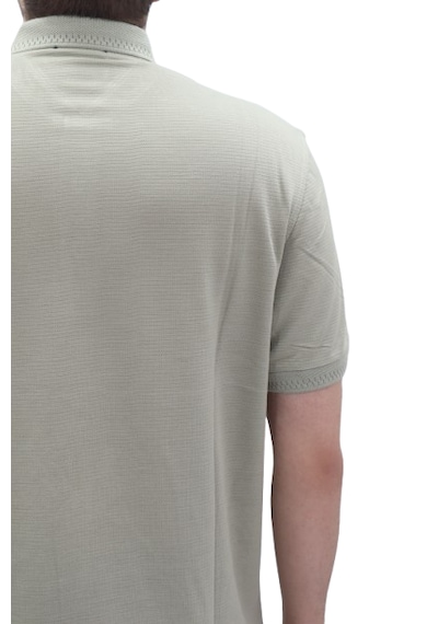 Santa Dmctekstil Erkek 102 Düz Klasik Kesim Rahat Kalıp Tek Cepli Polo Yaka T-shirt Yeşil