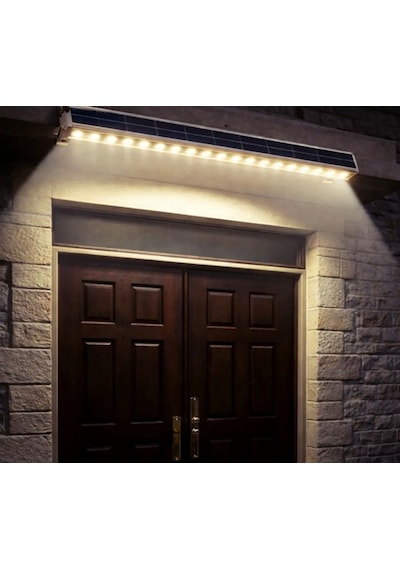 Güneş Enerjili Led Duvar Aydınlatma - Su Geçirmez, Uzun Ömürlü,sensörlü Dış Mekan Solar Lamba 100cm 100 Cm