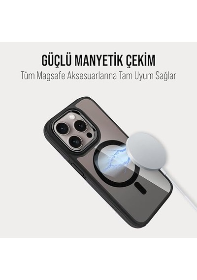 İphone Magsafe İle Uyumlu Askeri Sınıfta Koruma Sararma Önleyici Çizilmeye Dirençli Sırt Manyetik Telefon Kılıf Genel İphone Magsafe İle Uyumlu Askeri Sınıfta Koruma Sararma Önleyici Çizilmeye Dirençli Sırt Manyetik Telefon Kılıf Genel