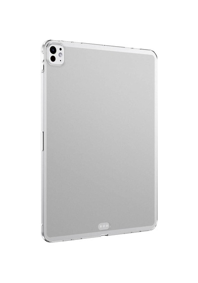 iPad Uyumlu  Pro 11 2024 Kılıf Tbc Tablet Süper Silikon Kapak - Şeffaf Arka Kapak