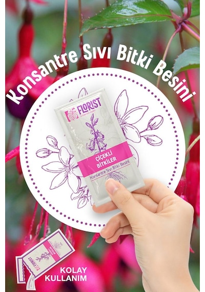 Florist Çiçekli Bitkiler Sıvı Konsantre Bitki Besini 200
