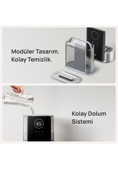 8 L Akıllı Nemlendirici, Sıcak Ve Soğuk Buharlı, 80 Saat