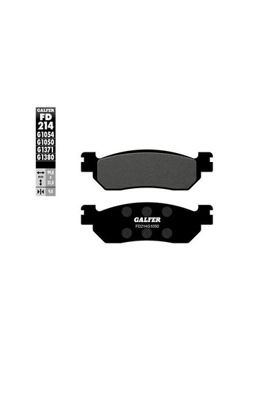 Yamaha X-max 250 Arka Fren Balatası 2010-2013 Galfer Yarı Metal Scooter
