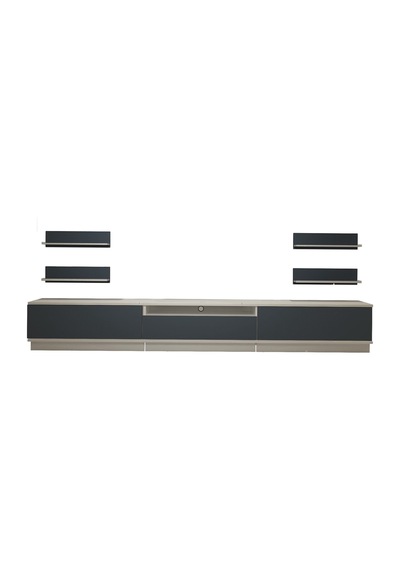 Decoraktiv Trendstyle 270rs Mdf Tv Ünitesi Tv Sehpası Beyaz - Antrasit