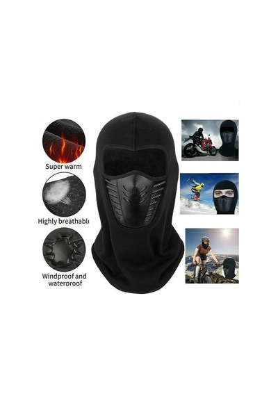 Mood Agenda Unisex İçi Termal Polar Bisikletçi ve Motorcu Maskesi