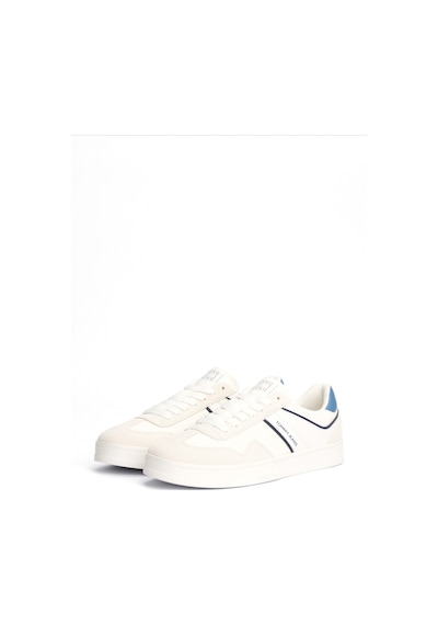Tommy Hilfiger The Greenwıch Leather Beyaz Erkek Sneaker Beyaz-a Mavı