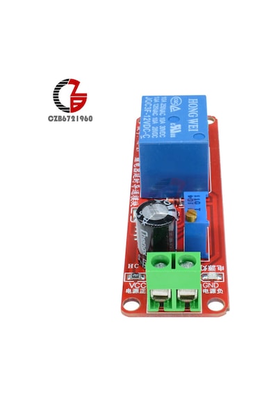 Gözelerelektronik-12V Ne555 Zaman Ayarlı Tekli Röle Modülü