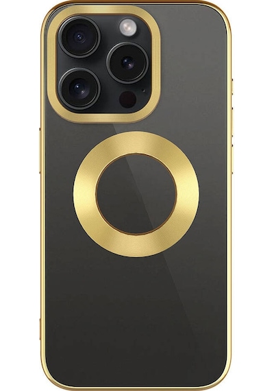 Apple Uyumlu iPhone 15 Pro Max Tek Kamera Çerçeveli Logo Gösteren Zore Omega Kılıf-derin Mor Derin Mor