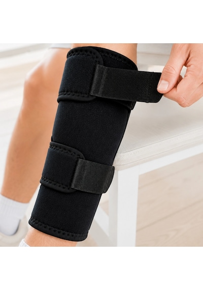 Alt Baldır Destekliği Çift Sabitleme Bantlı Ayarlanabilir Spor Baldırlığı