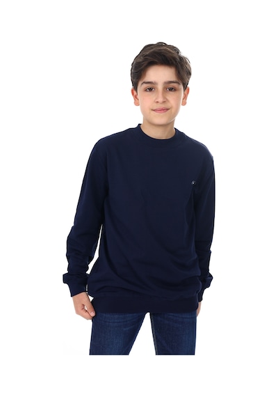 Toontoy Kids Toontoy Erkek Çocuk Armalı Sweatshırt Lacivert