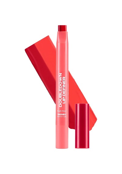 Sacheu Doubledown Lip Definer 2'si 1 Arada Dudak Kalemi Ve Balm 09 Rush Hour 1.3gr