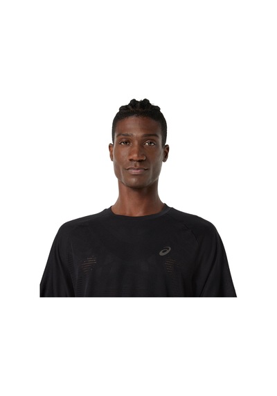 Asics Metarun Ss Top Erkek Black/obsidian Grey Kısa Kollu Tshirt 2011d510-001
