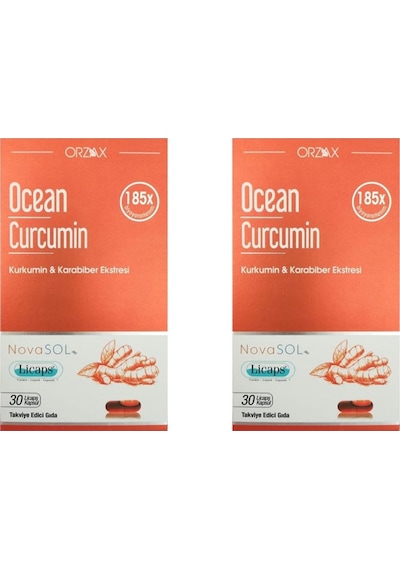 Ocean Curcumin 30 Kapsül 2'li Paket