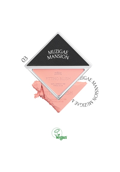 Ciltle Bütünleşen Ve Pürüzsüzleştiren, Yumuşak Dokulu Allık Muzıgae Mansıon Fitting Blush 03 03 Ecstays