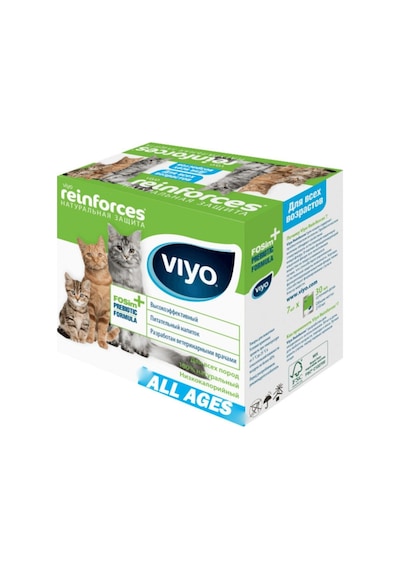 Viyo Reinforces All Ages 7'li Prebiyotik Katkılı Kedi Ek Besin Takviyesi 30 ML