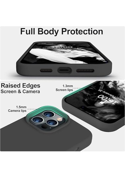 Pro Max Kılıf - Bonic Parmak Izi Bırakmayan Içi Kadife Yumuşak Sıvı Silikon Sert Kamera Darbeye Karşı Dayanıkl Diğer Pro Max Kılıf - Bonic Parmak Izi Bırakmayan Içi Kadife Yumuşak Sıvı Silikon Sert Kamera Darbeye Karşı Dayanıkl Diğer