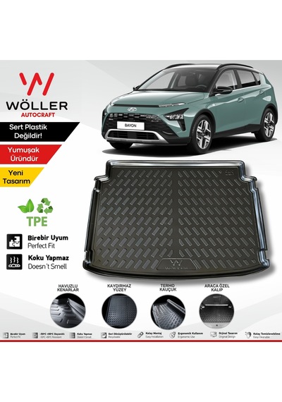 Hyundai Bayon Bagaj Havuzu 2021 Sonrası Uyumlu 3d Ultraflex Esnek