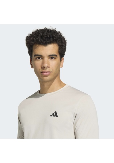 Adidas Workout Essentials Base Erkek Bej Antrenman T-shirt Kd5463