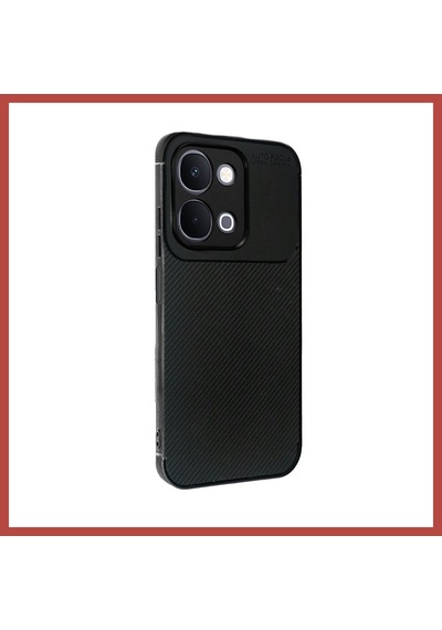 Erdo Ticaret Vivo Y31d Auto Focus Karbon Kapak - Siyah Erdotıca