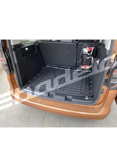 Vw Caddy Bagaj Paspası Havuzlu Kaucuk Kokusuz Siyah