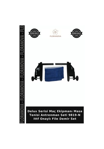 Delux Serisi Maç Ekipmanı Masa Tenisi Antrenman Seti 9819-n Ittf Onaylı File Demir Set Belirtilmemiş