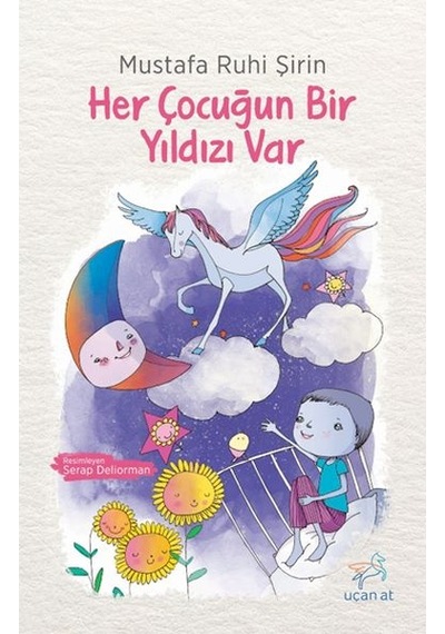 Her Çocuğun Bir Yıldızı Var Siyah-beyaz Resimli Baskı