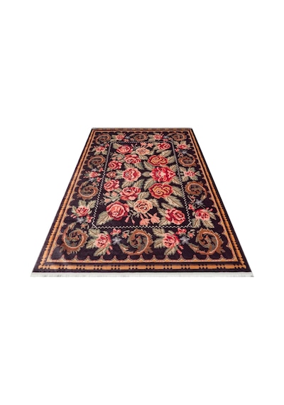 Eko Halı Antıque Atk 02 Black Kolay Kullanımlı Kaymaz Tabanlı Karabağ Ve Antik Desenlere Sahip Yıkanabilir Makine Halısı Eko Halı Antıque Atk 02 Black Kolay Kullanımlı Kaymaz Tabanlı Karabağ Ve Antik Desenlere Sahip Yıkanabilir Makine Halısı