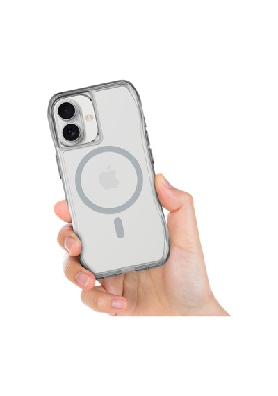 Buff Apple Uyumlu iPhone 17 Magsafe Octa Shield Kılıf Açık Gri
