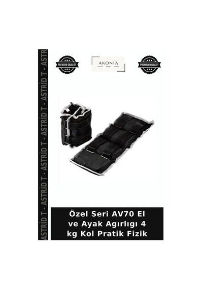 Özel Seri Av70 El Ve Ayak Agırlıgı 4 Kg Kol Pratik Fizik Belirtilmemiş