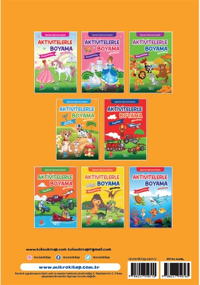 Aktivitelerle Boyama Kitabım - Sevimli Hayvanlar