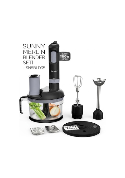 Sunny Merlin SN5BLD35 1500 W Multi Blender Set