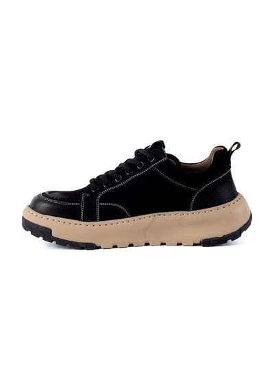 Guja 552 26ka Erkek Sneaker Günlük Ayakkabı Siyah Nubuk