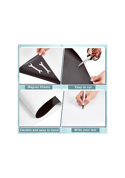 Pvc Kaplı Uv Baskı Yapılabilir Tabaka Magnet, Kalınlık 0.5 Mm Esnek, Levha Mıknatıs, 61x101 Cm