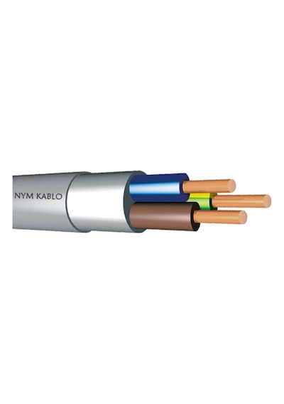 Hes 3X2.5 Mm Nym Nvv Antigron Kablo 100 Metre %100 Bakır