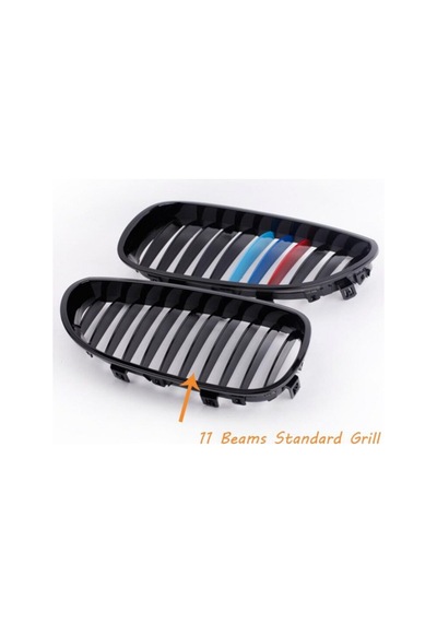 Bmw E60 M Stil Panjur Şeridi 2004 -2010 Böbrek Klipsi  Panjura Uyar Uyumlu  -