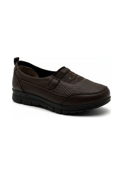 Dosa Shoes 972 Siyah Babet Anne Ayakkabısı-kahve Kahverengi