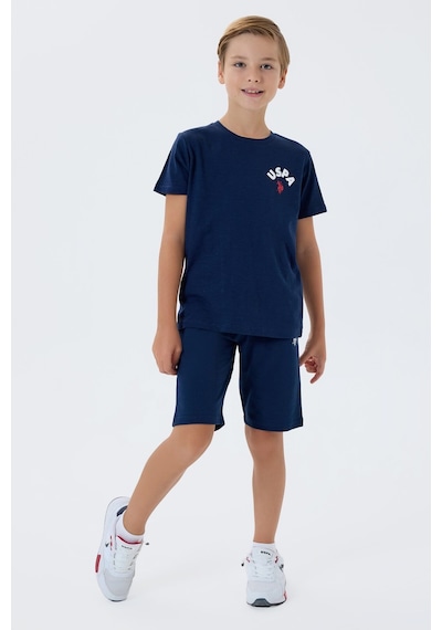 U.s. Polo Assn. Erkek Çocuk Lacivert Bermuda Takım Us2442-c-v2 Lacivert