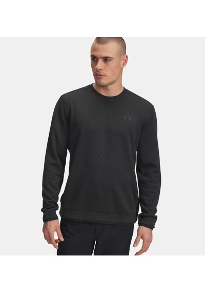 Under Armour Ua M Sweater Fleece Crew Erkek Sweatshirt 6003723-001 Siyah